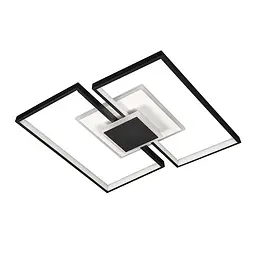Люстра стельова LED Levistella 7871027, 74W, біло-чорна, з пультом, сучасний стиль для дому - мініатюра 3