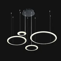 Люстра Brille стельова підвісна для холу BR-926S/4 LED 120W*2 BR - мініатюра 3