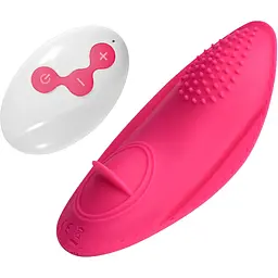 Вібратор для клітора Boss Series Strap On Vibrator 01 світло-рожевий