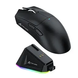 Ігрова бездротова миша ATTACK SHARK X11 / Сенсор PAW3311 / 22000 DPI / Док-станція в комплекті / Black