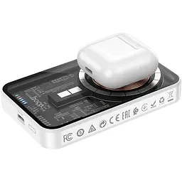 Портативна батарея Hoco Q10 5000 mAh White - мініатюра 2