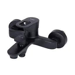 Змішувач для ванни Lidz Latwa 006 (з душовим гарнітуром) (k35) LDLAT006BLA45419 Black - мініатюра 6