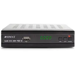 Ресивер (тюнер) IPTV DVB-T2 SIMAX Metal Blue/Silver KL1801