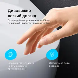 Унітаз-компакт без обідка з сидінням мікроліфт AM.PM Gem CGA8601SC - мініатюра 6