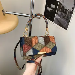 Жіноча сумка через плече крос-боді з екошкіри Lilly P2-15119230BL Мультиколор - мініатюра 5