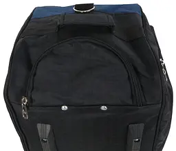 Сумка дорожня на колесах Wallaby 10428-5 57L Чорна із синім - мініатюра 9