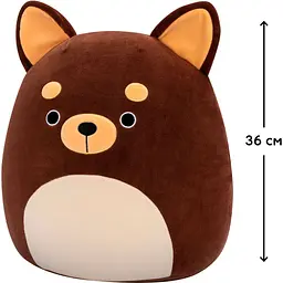 М'яка іграшка Squishmallows Чихуахуа Баркевіна 36 см коричнева (SQCR06740) - мініатюра 6