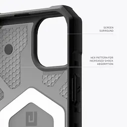 Оригінальний протиударний чохол UAG Pathfinder MagSafe для iPhone 15 Pro Max Ash 114301113131 - мініатюра 8