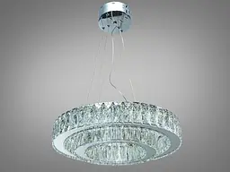 Підвісна люстра LED Diasha 575/500+320HR хром 82 Вт 4510 Лм - мініатюра 5