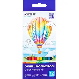 Олівці кольорові Classic Kite K-051 12 кольорів (4063276185808)(SC)
