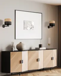 Бра, настінний світильник TK Lighting 6539 Nicol E27 1x15W IP20 чорний - мініатюра 2