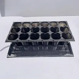 Касета для розсади 44×20,5×8 см з піддоном 18 V-осередків 200 (60 мм*60 мм*80 мм) - мініатюра 2