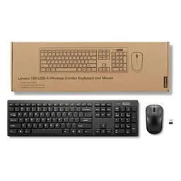 Комплект (Клавіатура та Миша) Lenovo 100 Wireless Combo - мініатюра 4
