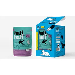 Набір вологих кормів Half&Half 5+1 Duck in Gravy for Adult Dogs для дорослих собак шматочки в соусі з качкою паучі 6 шт.