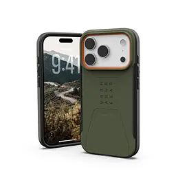 Чохол до мобільного телефона UAG iPhone 17 Pro Civilian MagSafe Olive/Orange (114545117297) - мініатюра 2