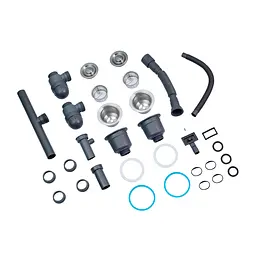 Кухонна мийка Kroner KRP Schwarze - 7843ZHM PVD (3,0/1,0 мм) (CV022797) - мініатюра 7