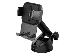 Автомобільний тримач для смартфона Proove Carbon Clamp Suction Type Car Mount black (CHCNS0000001)