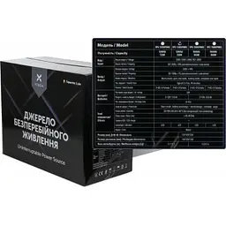 Пристрій безперебійного живлення Vinga LED 1200VA ( (VPC-1200PRM3) ) (VPC-1200PRM3) - мініатюра 6