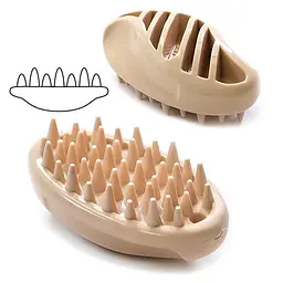 DoggyMan Rubber Brush Mini доггімен силиконова щітка для собак та котів