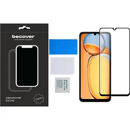 Захисне скло BeCover для Xiaomi Redmi 13C / Poco C65 Black (710491) - мініатюра 2