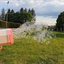Установка з мильними бульбашками Limo Toy 456-16 A 2 кольори, в коробці, живлення від акумулятора. багато бульок