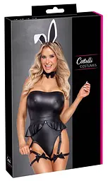 Боді Cottelli Costumes Bunny S (чорний) - мініатюра 7