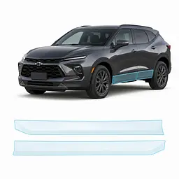 Антигравійна захисна бронеплівка за лекалами для Chevrolet Blazer III facelift 2023-2025 - нижня зона кузова пороги
