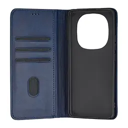 Чохол-книжка Premium Xiaomi Redmi Note 14 Pro 4G Dark Blue - мініатюра 2