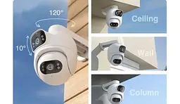 IP-камера для відеоспостереження iMiLab Security Camera EC6 Dual - мініатюра 7