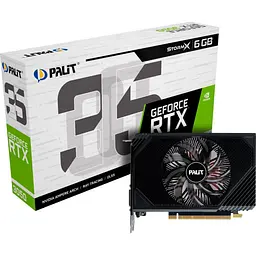 Відеокарта Palit GeForce RTX 3050 StormX 6 GB [NE63050018JE-1072F] UA [127740]