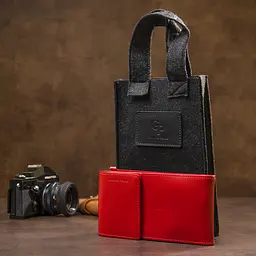 Жіноча шкіряна сумка-гаманець GRANDE PELLE 20х10х2 см sum0015597 - мініатюра 8