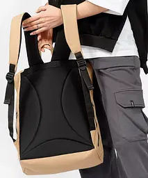 Жіночий рюкзак ролл Sambag Roll Top Zard бежевий 41 х 30 х 16 см (24238026) - мініатюра 4