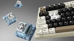 Клавіатура Attack Shark X75 RGB Kailh MX Crystal Switches Wireless (AS-6972792471457-CW-UA) Cheese White (G-000004024) - мініатюра 3