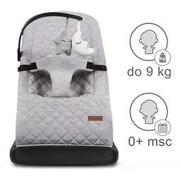 Крісло-гойдалка Kidwell Laro Full Grey/Black - мініатюра 4