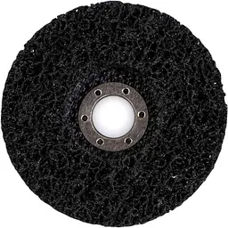 Диск зачисний NovoAbrasive 125мм 6мм 22,23мм з нетканого матеріалу чорний