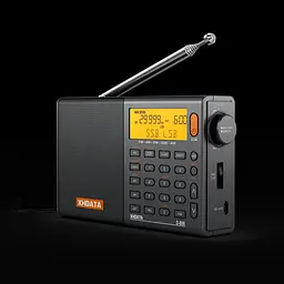 Цифровий DSP радіоприймач XHData D-808 всехвильовий з чохлом - мініатюра 2