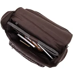 Рюкзак під рептилію шкіряний Vintage 30х37,5х9 см sum0013916 - мініатюра 5