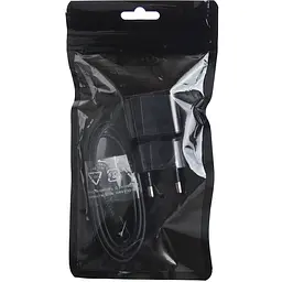 Зарядний пристрій TOTO TZZ-60 Travel charger MicroUsb 1A 0,9m Black - мініатюра 2