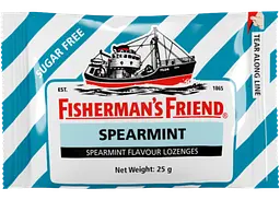 Льодяники Fisherman's Friend Spearmint без цукру 25g