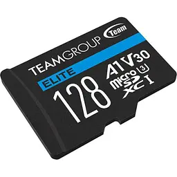 Карта памяти Team MicroSDXC 128GB UHS-I/U3 Class 10 Elite + SD-адаптер (TEAUSDX128GIV30A103) - миниатюра 3