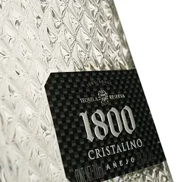 Текила 1800 Cristalino Anejo 35% 0.7 л - мініатюра 3