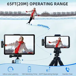Бездротовий мікрофон Lavalier для iPhone, мікрофон з шумозаглушенням для чіткого аудіозапису Vlog, YouTube, Інтерв'ю, 3 режими - мініатюра 3