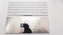 Клавіатура для ноутбуків Sony Vaio SVF14 (Fit 14 Series) біла без рамки RU/US