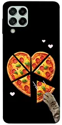 Чохол Demsky Pizza Love Cat для Samsung Galaxy M53 5G