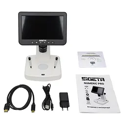 Цифровий мікроскоп Sigeta Numeric Pro 10x-300x 5 MP 7" LCD - мініатюра 8