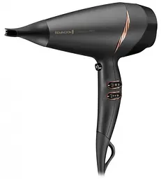 Фен Remington Supercare PRO 2200 AC motor, 2200Вт, 3 режими, дифузор, іоніз-я, хол. обдув, чорний - мініатюра 5
