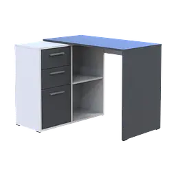 Офісний стіл Doros T8 Білий/Графіт 100х83х75 (41516125)