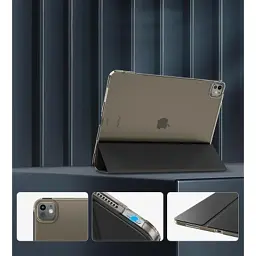 Чохол до планшета BeCover Tri Fold Hard Apple iPad Pro 13" M4 2024 Black (711730) - мініатюра 3