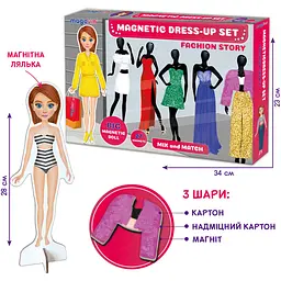 Гра магнітна Magdum Fashion story (ML4032-08 EN) - мініатюра 5