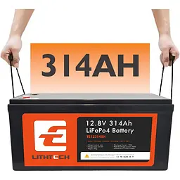 Акумулятор Lithtech LiFePO4 12V (12.8V/314Ah/4019.2Wh) (TE12314BH) [157972] - мініатюра 2